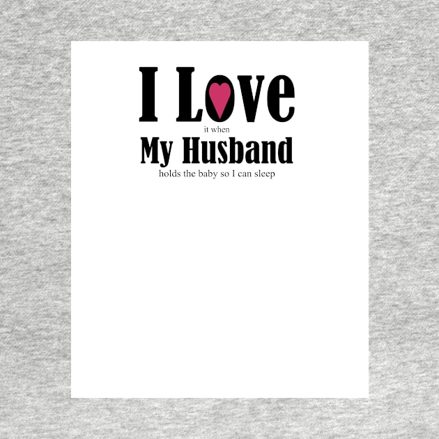 Gifts for a wife, I love my husband funny anniversary new baby gifts. by gillys